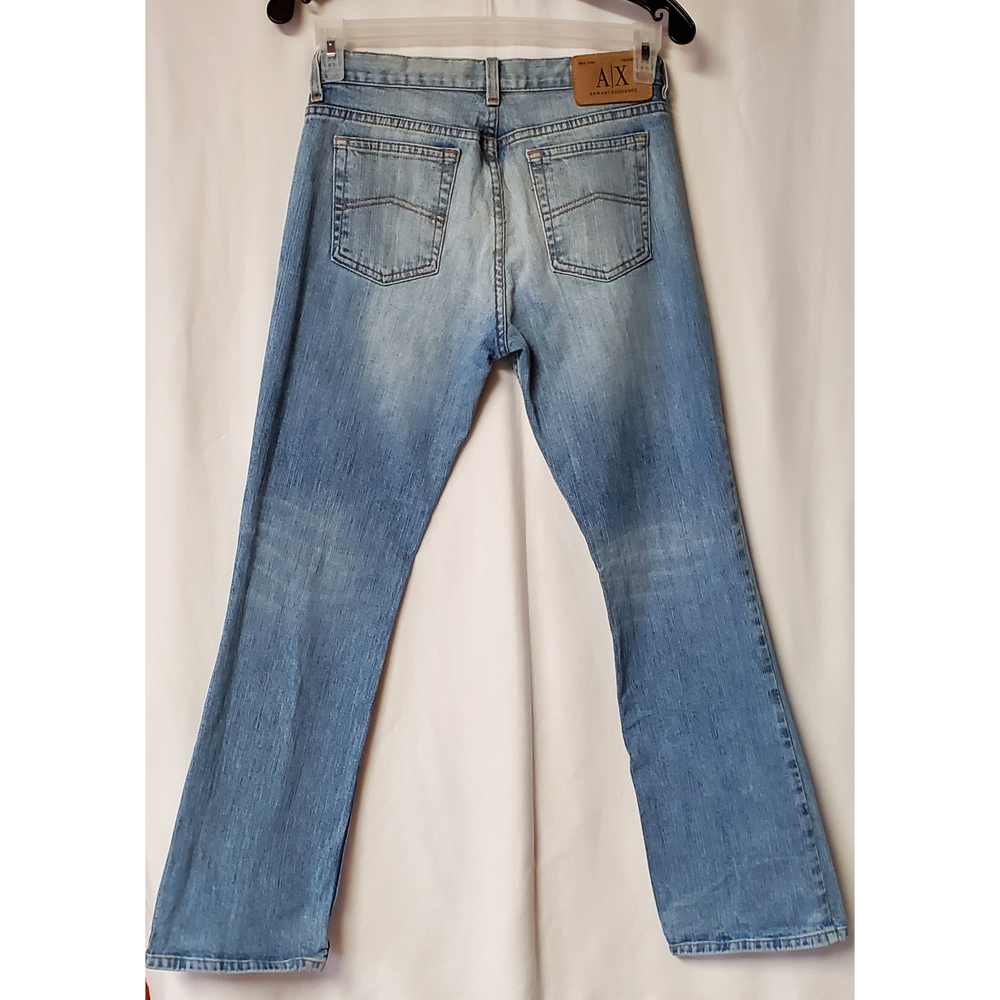 Armani Exchange Women's Light Wash Flared Jeans Size 8 S RN 91714 - Picture 2 of 4